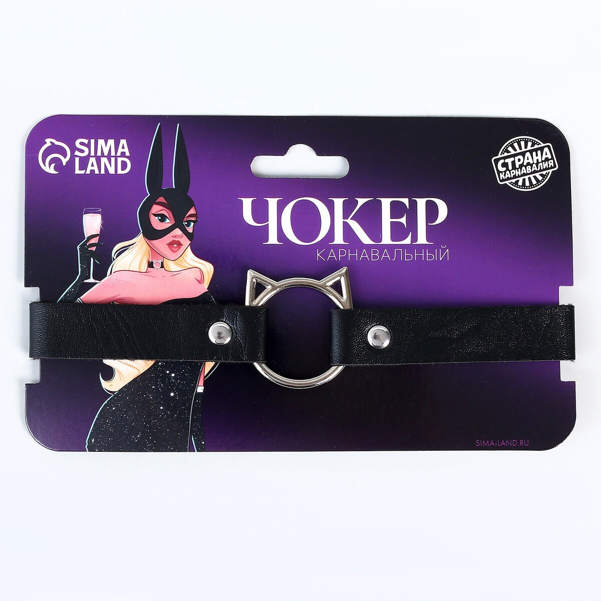 Чокер, 40 см, искусственная кожа